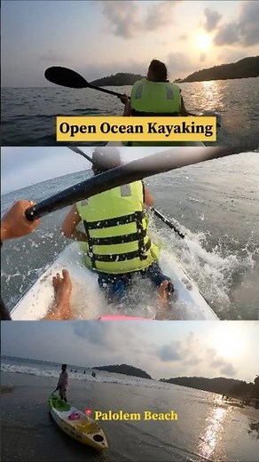 Open Ocean Kayaking South Goa #palolembeach #goa #kayaking #whattonext