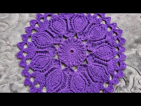 gorgeous crochet doily tutorial step by step | unique crochet doily pattern | part 1
