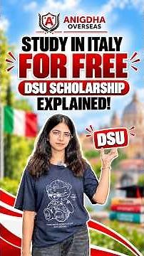 Study in Italy for Almost FREE? | DSU Scholarship Explained