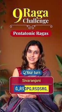 9 Raga challenge Pentatonic Ragas | Pratibha Sarathy