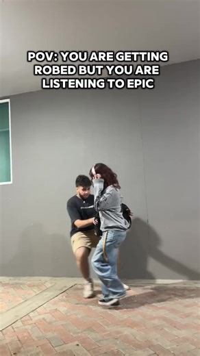 Experiencing a Robbery While Listening to Epic Music