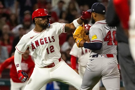 Angels' Jorge Soler and Braves' Reynaldo López receive suspensions following brawl