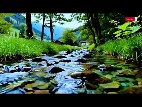 99% Fall Asleep Fast 🎹 Healing Sleep Music & Babbling Brook Sounds | 10 Hours