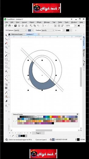 Corel draw New Tutorial For Begginers #coreldrawtutorial #begginers #viralshort #youtubeshorts