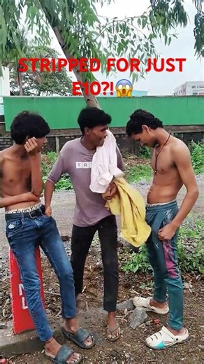He stripped his friends for just ₹ 10😭👕 #shorts #comedy