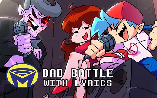 Friday Night Funkin - Dad Battle - With Lyrics by Man on the Internet ft. @JunoS