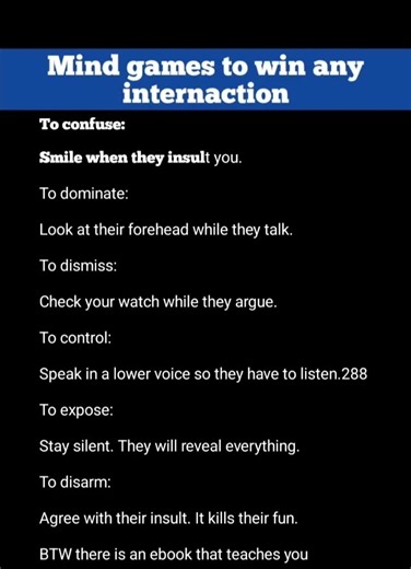 Mind Tricks to Win Any Interact#Mindset #Psychology #MindTricks #SelfImprovement #Motivation #Shorts