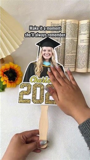 Graduation Custom Face And Name | Personalized Graduation Fan