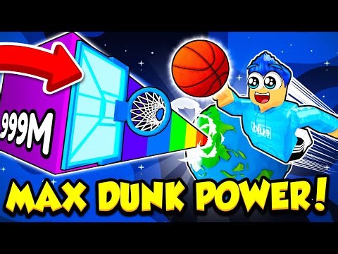 I GOT MAX POWER AND DUNKED IN SPACE IN SUPER DUNK SIMULATOR!!
