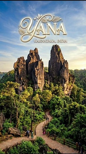 Yana 😱 Yana Caves in Karnataka #yanacaves ⛰️