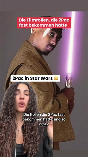 Wusstet ihr, dass 2Pac fast in Star Wars, Menace 2 Society, Forrest Gump und Baby Boy mitgespielt hätte? 2Pac war nicht nur eine Hip Hop Ikone, sondern auch ein unterschätzter Schauspieler. #2pac #tupac #tupacshakur #starwars #film