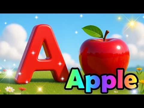 A to Z Alphabet Song | 3D ABC Learning Video for Kids | Fun Cartoon Phonics A–Z