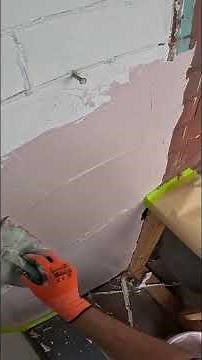 How to Removing paint from brick walls #diy #paint stripping #trend #trending #home #viralvideo