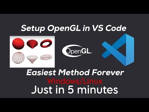 Install OpenGL(FreeGLUT) with VS Code in Windows/Linux | Just in 5 Minutes [Bengali]