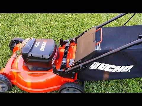 ECHO 21 in. 58-Volt Brushless Lithium-Ion Battery Push Lawn Mower Demonstration