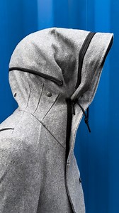 Vintage Katharine Hamnett Extendable Hood Wool Multi Zip Jacket Link in bio #japanesestyle #techwearstyle | Second Wave Vintage