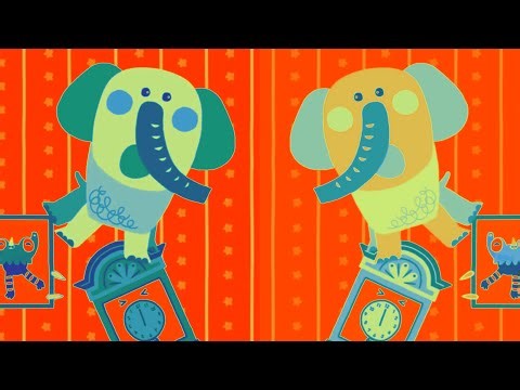 Hickory Dickory Dock Elephants [ Visual Effects + Split Screen and Mirroring ]