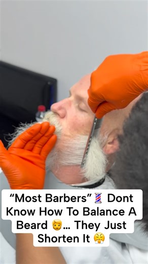 Inland Empire Highland Redlands Barber•Beard Expert• Eric Meza on Instagram: "Most barbers were trained to reduce, not to balance. Psychologically, shortening a beard feels like control it’s fast, familiar, and safe. But balance requires understanding structure, density, growth direction, and facial symmetry. When a barber doesn’t know how to balance a beard, they default to cutting it down, because reducing volume hides mistakes. The result isn’t a better beard it’s a smaller one. True beard ba