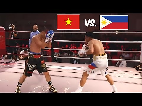VIETNAM vs PHILIPPINES! SINABAYAN ng PINOY BOXER ang VIETNAMESE CHAMPION