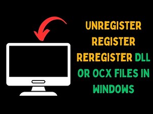 How to Unregister, Register, Re-register DLL or OCX Files in Windows 11