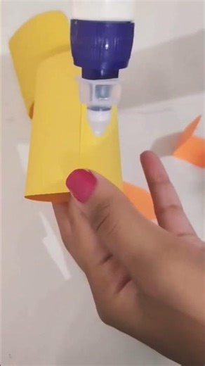 DIY Origami Moving Paper Duck Puppet #craft #easy #diy #shortsfeed #shorts