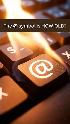 The @ Symbol is OVER 500 Years Old|Why Do We Call it 'At'? #keyboard #symbol #history #shorts #viral