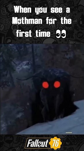 When You Finally See the Mothman in Fallout 76 😳👀