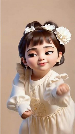 Cute Japanese Girl Dancing 💖 | Kawaii Animated Dance | Fun Music for Kids #cartoonforkids