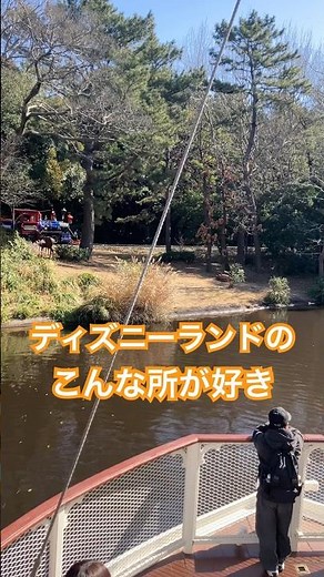 ディズニーランドのこんな所が好き【木々の中を走るウエスタンリバー鉄道】