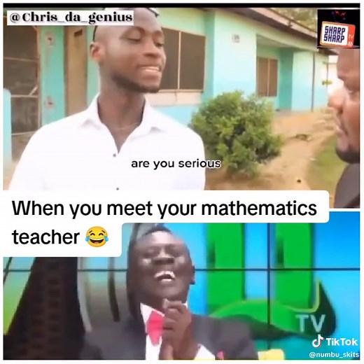 Meeting Your Mathematics Teacher: A Comical Encounter