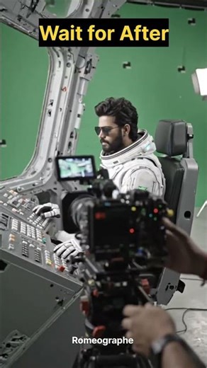 Behind The Scenes Spaceship Shooting 🚀 | Green Screen IMAX Movie Set | VFX Making (Educational)