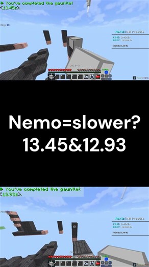 nemo=slower?