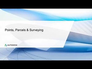 Cert Prep for Autodesk Pro Civil3D Infrastructure Design Lesson1: Intro to Points,Parcels,Surveying