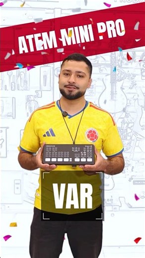 ¿La mejor forma de transmitir fútbol en tu bar? ATEM Mini Pro #futbol #streaming