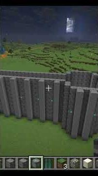 Epic Mithril wall of the south #minecraft #minecraftbuilding #shorts