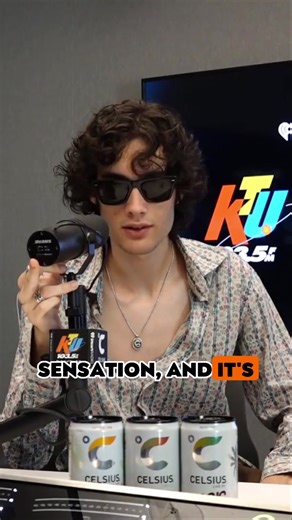 When Sombr's custom mic stand goes viral because it's basically a giant punching clown toy 🤡🎤 Sometimes the weirdest ideas become the biggest hits! Who else remembers those bopper toys? 🥊 #CelsiusOfficial | 103.5 KTU