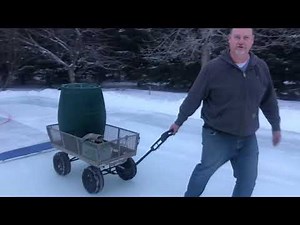 DIY Zamboni for the backyard rink