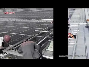 Working Video of MR-XY Solar Panel Cleaning Robot