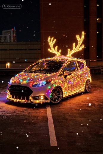 Merry Christmas Everyone 🎄🎁 - Hope Santa bought all you M140 owners your downpipe & tune 😜 #fiestast #carcomunity #christmas #fiesta #fyp