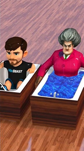 This is my water, scary teacher! #animation #funny #cartoon