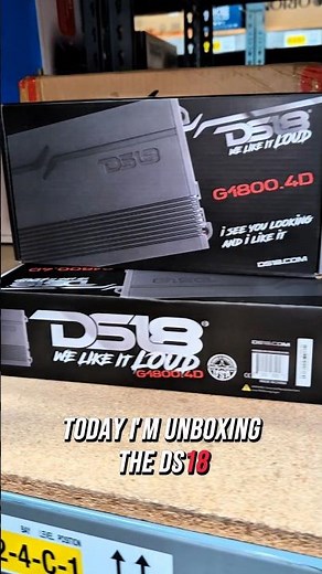 Unboxing the DS18 DS-G1800.4D GEN-X Full-Range Class D 4-Channel Amplifier 1800 Watts #caraudio