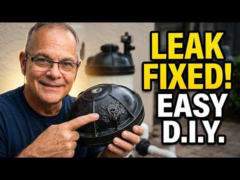 Pool Filter Housing Lid Leak. Simple Repair.