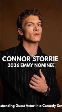 Connor Storrie's Emotional Emmy Moment 🥹🏆 Everyone Is Talking About This! #shorts