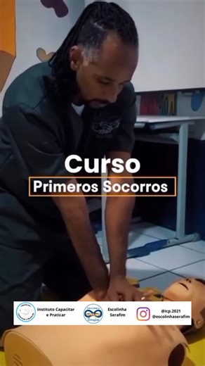 instituto capacitar e praticar | 🆘Curso de Primeiros Socorros na @escolinhaserafim 👏🏽👏🏽Segundo a lei Lucas (13.722/18) . Sancionada em 4 de outubro de 2018, tem o objetivo... | Instagram