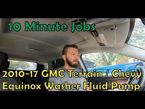 2010-17 GMC Terrain/Equinox Windshield Washer Pump Replace