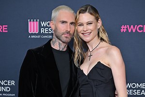 Adam Levine & Behati Prinsloo Cuddling Like Teenagers in Love Is So Pure