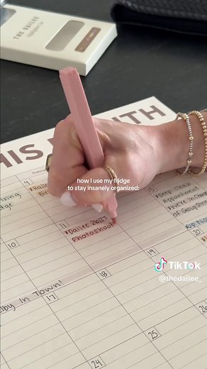 fridge calendar for LIFE! obsessed | Organized Refrigerator