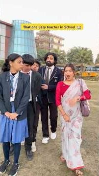 That one Lazy teacher in School 🏫 #shorts #sejalgabashorts #teacher