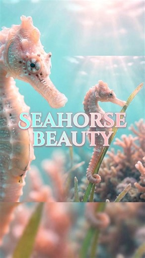 🤖💙 AI Underwater Beauty | The Magical Life of Seahorses 🐴🌊