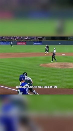 This, at 105.7 mph, is the new fastest throw in baseball history